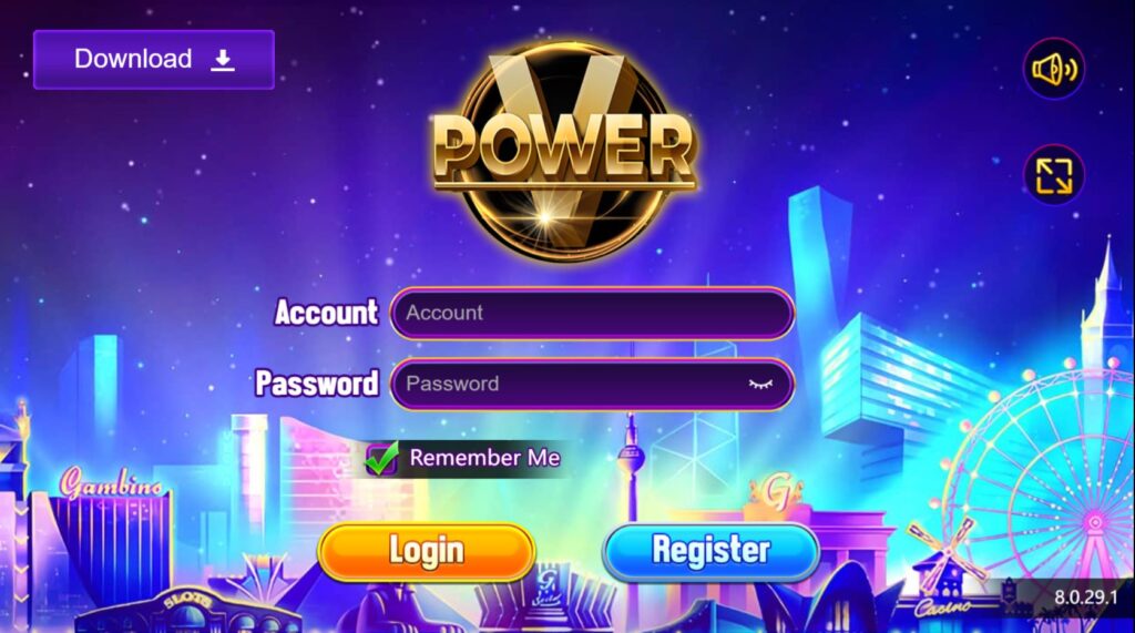 vpower777 login page